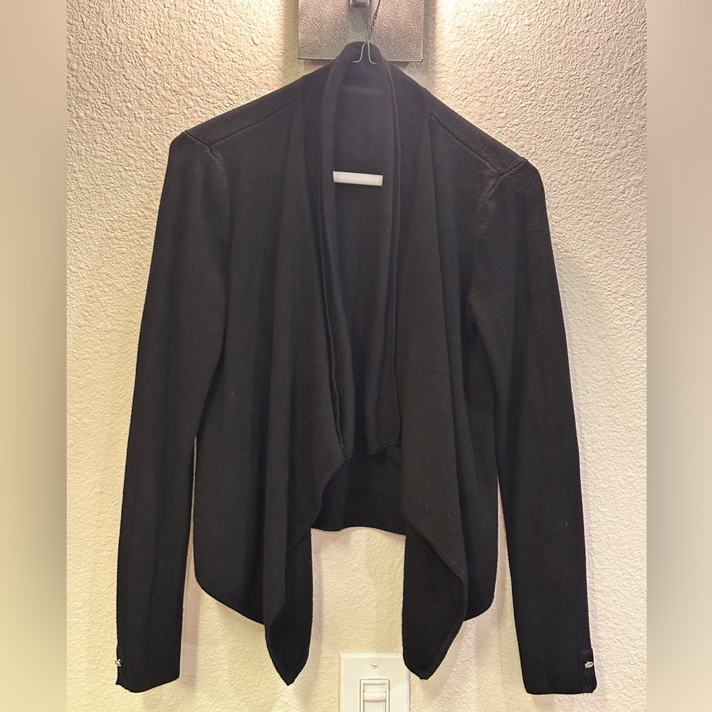 2/$10 or 3/$12 ❤️ White House Black Market Draped Black Sweater Cardigan